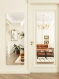 Высоко -определение Acryle Accryle Chody Mircor Room Room Dompment Дверь спальни за дверью, стена стены, самостоятельное зеркало для гардероба.