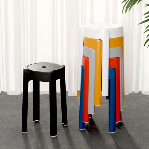 Простой обеденный стол стул мебель стул минимальный обеденный стул Дизайн сенсорного пластикового табуреть