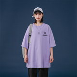 （已注冊）棉花中性風(fēng)T恤女T恤男T恤情侶T恤短袖半袖T01-P25，女裝T恤，四季星座221-7