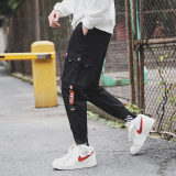 8811新图片工装裤男潮休闲裤男字带货号XZ102C-1-8811-P45，男装休闲裤，四季星座221-7