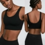 Kiểu áo vest tinh tế chống chói với miếng đệm ngực không có vòng thép thể thao bra tập thể dục chạy bộ đồ lót - Đồ lót thể thao áo tập adidas