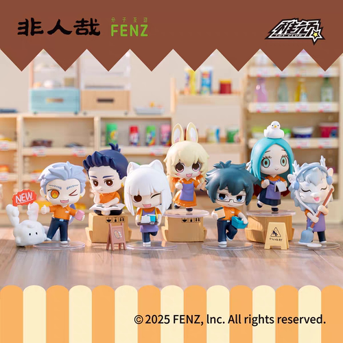 正版非人哉便利店微盒系列盲盒微场景潮玩手办公仔摆件周边礼物