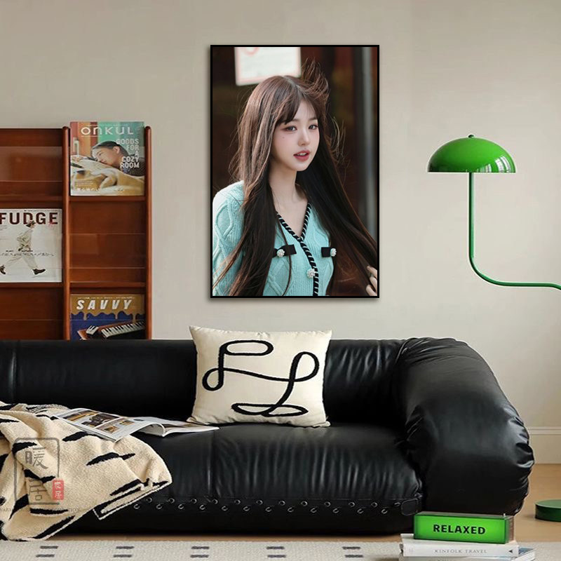 韩国明星张元英装饰画kpop顶流爱豆挂画粉丝卧室舞蹈房背景墙壁画