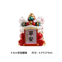Miaogongfang's national trend lion dance ornaments are high-end and niche. The table decoration for the Foshan lion dance to attract wealth is a birthday gift thumbnail 4