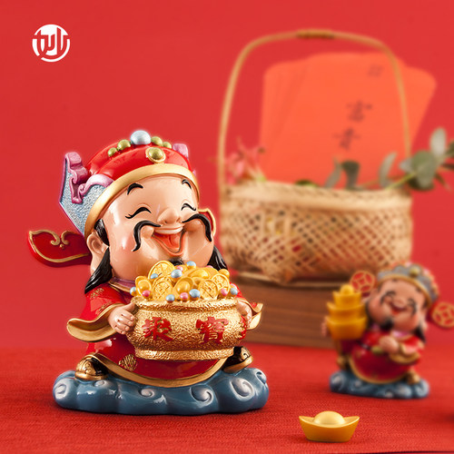 妙工坊可爱财神办公室桌面小摆件