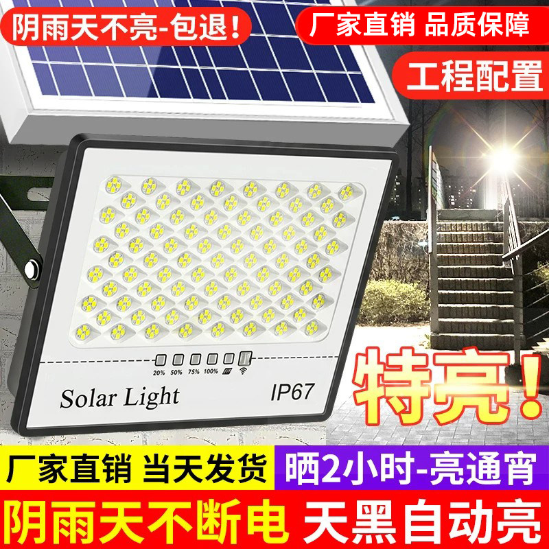 太阳能灯户外照明灯庭院灯2026新款超亮防水人体感应室内家用路灯