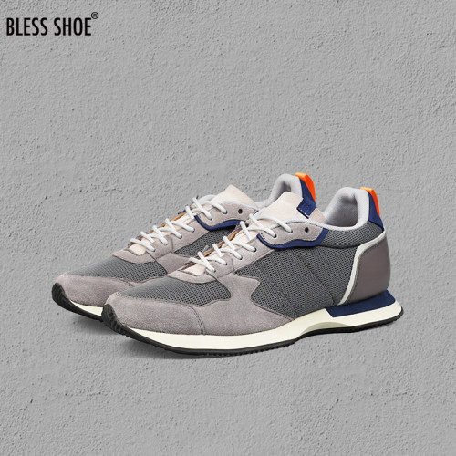 BLESSSHOE夏季复古跑鞋低帮休闲