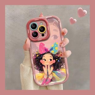 速发彩色涂鸦孩4用15prom包x手机壳iph1适全a防摔1