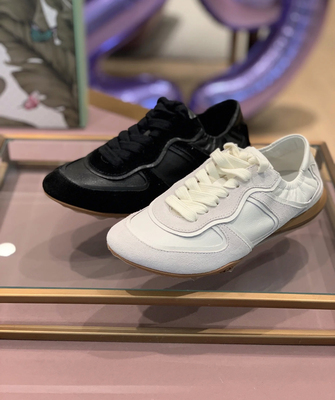 STELLA LUNA新款女鞋橡胶薄底慢跑鞋运动休闲鞋阿甘鞋单鞋德训鞋