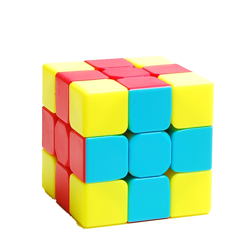 十字魔方奇艺十字架魔方三阶入门顺滑稳定幼儿园培训魔方益智