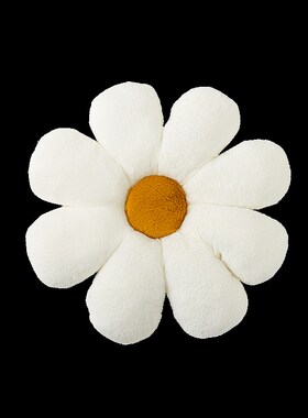 速发is风太花抱枕沙发客厅抱枕套毛绒含芯纯色柔软轻奢奶油风靠垫