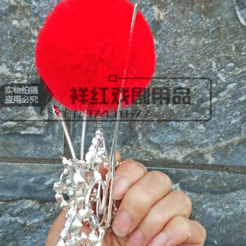 速发戏剧戏曲服装配件盔帽配件京剧越剧武生青衣花旦头面六角花面