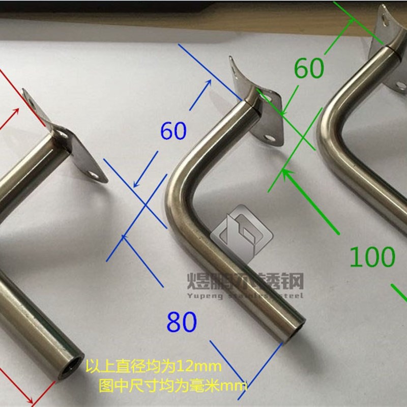 速发04七字形玻璃托楼梯扶手支架固定玻璃架不锈钢墙托立柱配件图片