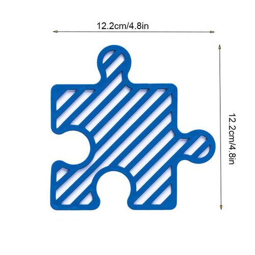 速发1 Rubber Trivet Mat Ht Isulatig o-ip Hlow Puzzl