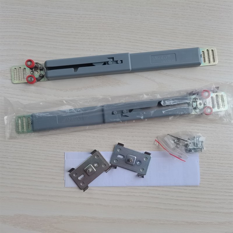 速发衣柜移门缓冲器 推拉门阻尼器 衣橱平移动门减速器防撞轮柜门