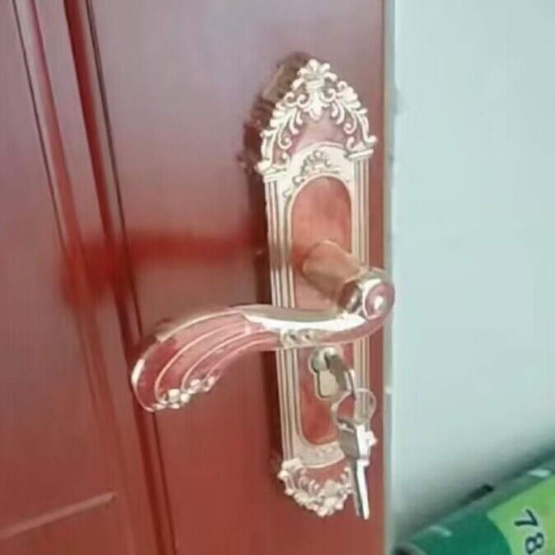 速发卧室门锁室内家用通用型房间门把手欧式静音锁具套装木门老式