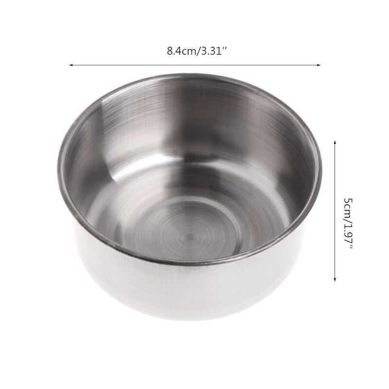 速发Stle Steel  Bowl Bird Food Feedig Cup Dish Prot
