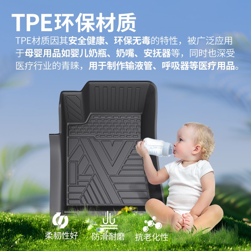 速发适用于银河星舰7脚垫TPE全包围25款星舰7emi汽车用品改装配件图片