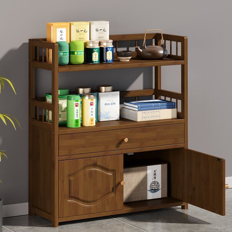 速发柜柜置物架客厅茶叶水茶茶柜办公室茶台桌侧边柜多层收纳储物