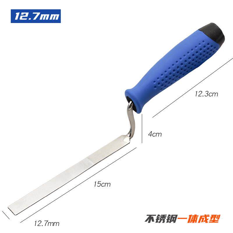 现货不锈钢皿h刀瓷砖填缝油灰抹子小压刀细窄抹泥刀腻子刀扎子水