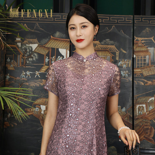 凤禧旗袍喜妈妈婚宴礼服