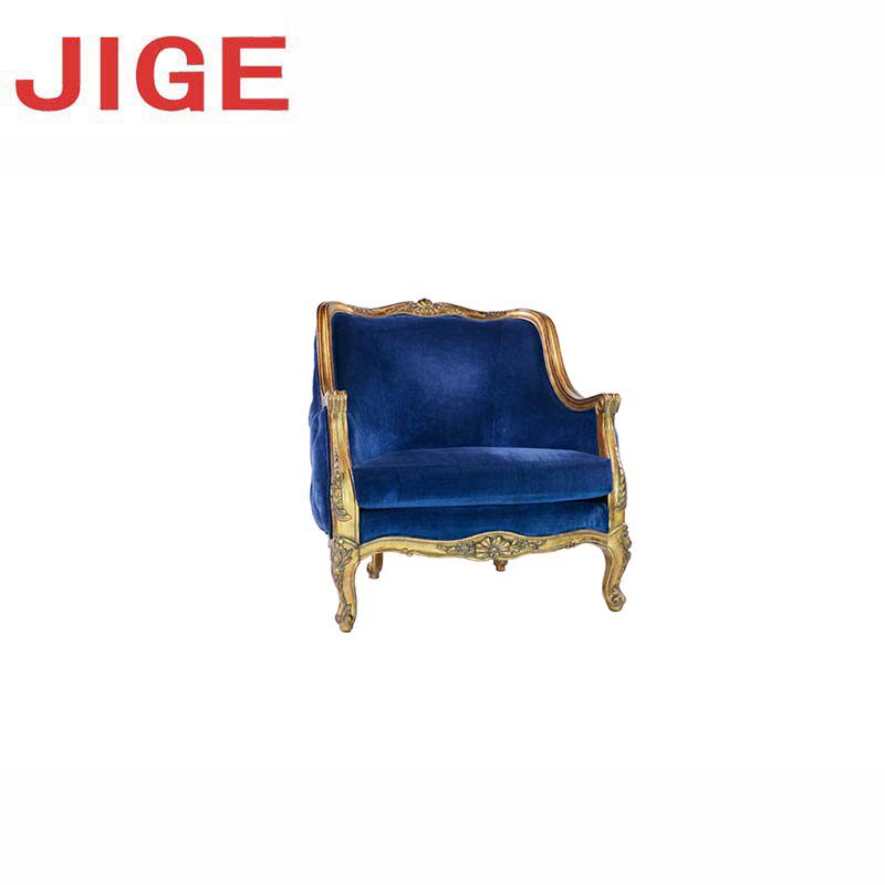 jige欧式单人沙发休闲椅