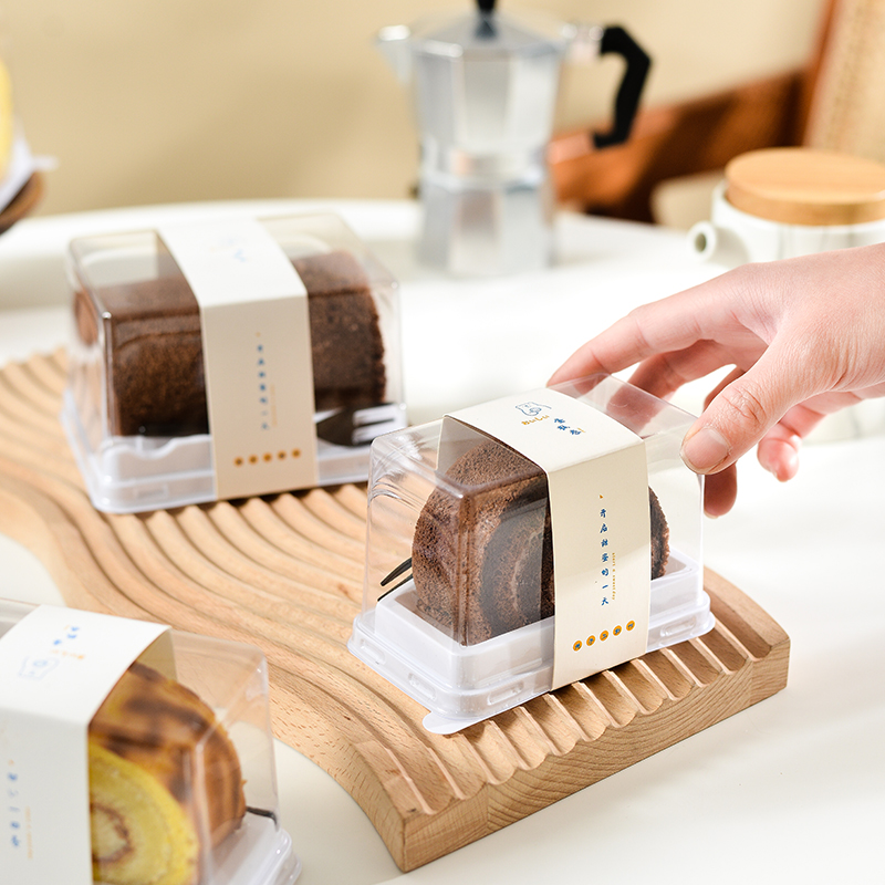 日式蛋糕卷包装盒网红打包盒子