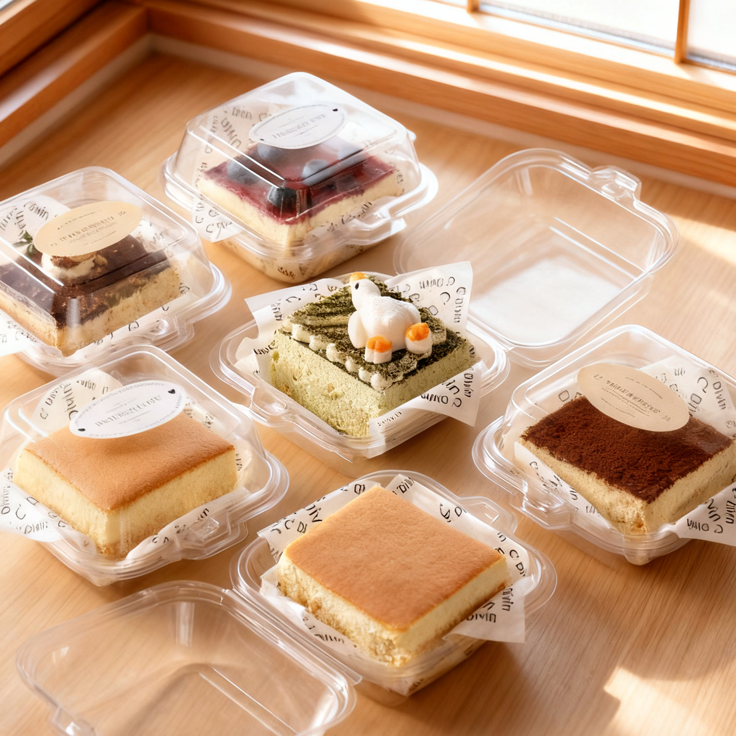 提拉米苏盒子便当蛋糕三明治包装