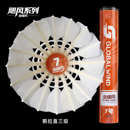 全球风羽毛球飞行稳定专业比赛球