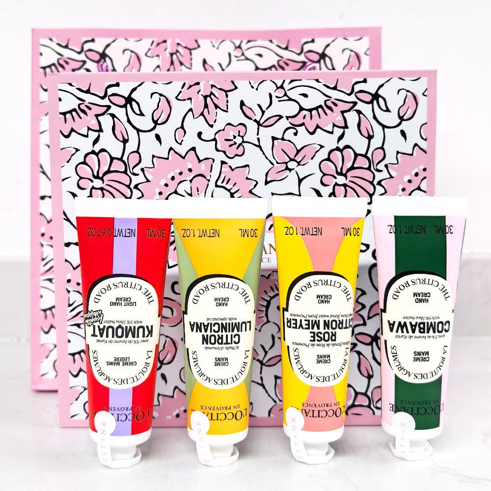 母亲节礼物欧舒丹护手霜礼盒便携式小支礼盒装送人正品官方伴手礼