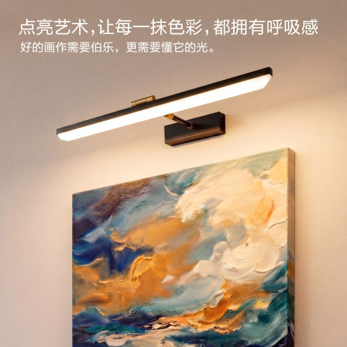 新款镜前挂画灯伸缩三色变光