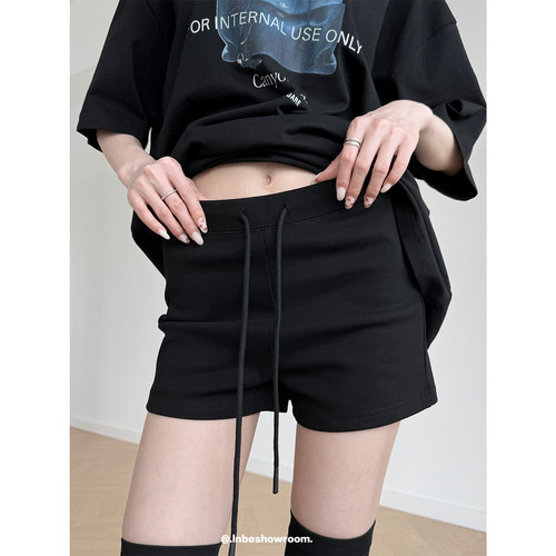 美式辣妹高腰运动超短裤女热裤