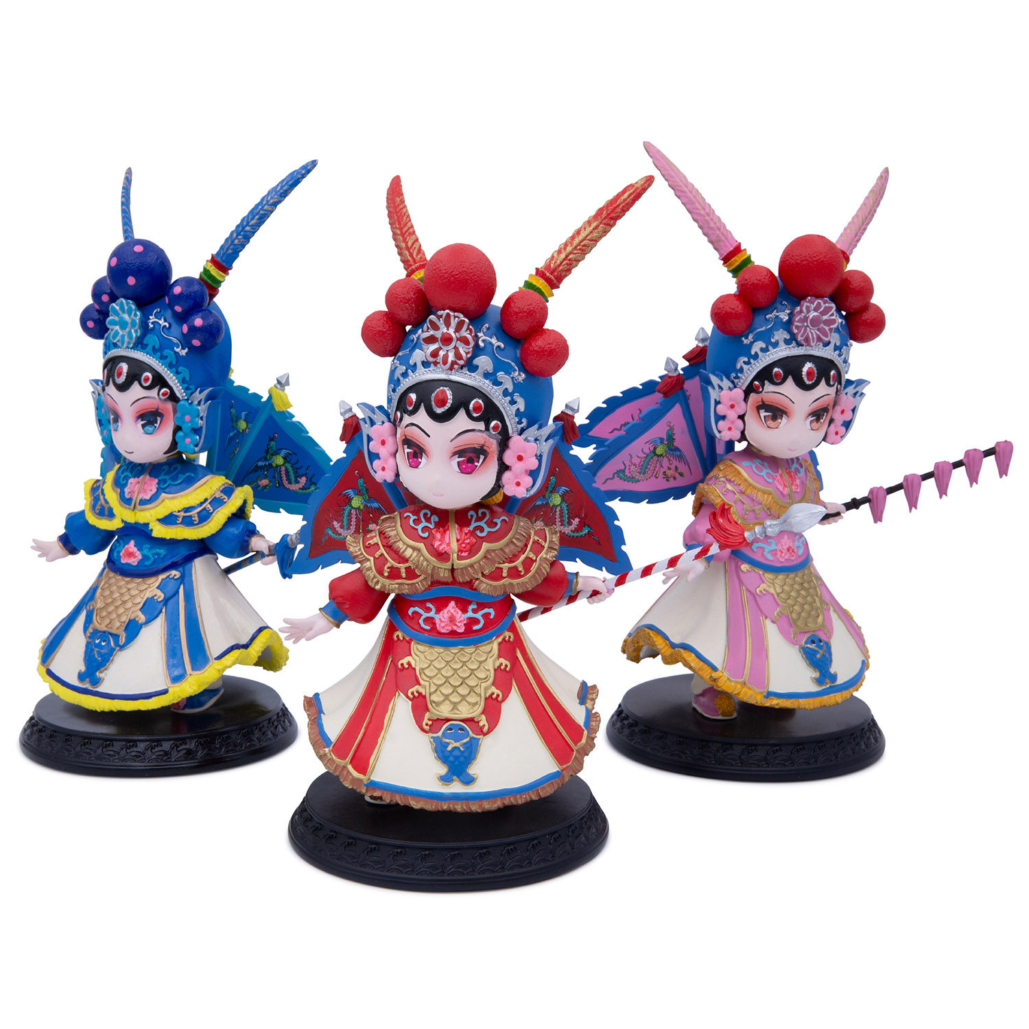 风雅堂创意潮玩手办京剧人物摆件