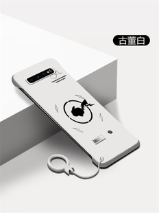 皮卡丘适用三星s10手机壳note10无边框note10+磨砂note9半包s10+超薄s9散热s9+耿鬼plus男4g女5g新款保护套潮