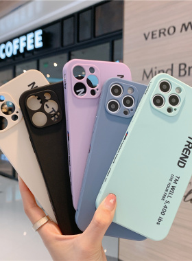 超火英文标签oppoReno5手机壳Reno5pro个性创意Reno5proplus硅胶软套a5全包镜头a7x防摔f9简约a8磨砂男女情侣