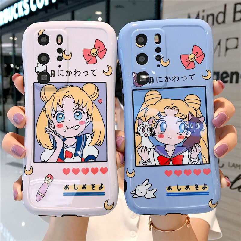 卡通蝴蝶结美少女华为mate30pro手机壳mate30相框小蛮腰p30超薄p40全包软硅胶壳nova7防摔保护套网红可爱男女,3C数码配件,手机保护套/壳,淘宝优惠券,粉丝福利购,淘宝优惠卷