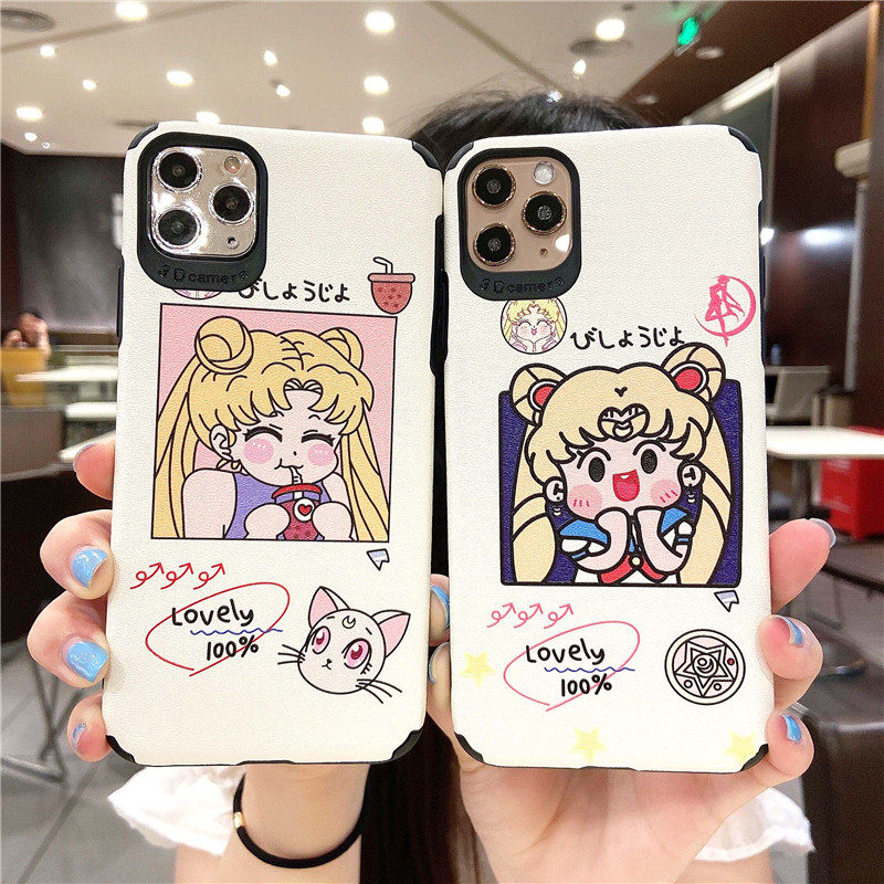 卡通可爱美少女iphone xsmax苹果11pro手机壳iphone11/SE2蚕丝纹浮雕8plus网红7plus全包硅胶套苹果xs/xr女潮,3C数码配件,手机保护套/壳,淘宝优惠券,粉丝福利购,淘宝优惠卷
