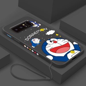 蓝胖子适用于三星note8手机壳samsungnote8多啦a梦N9500新款galaxy机器猫软壳可爱全包卡通男女防摔情侣套薄