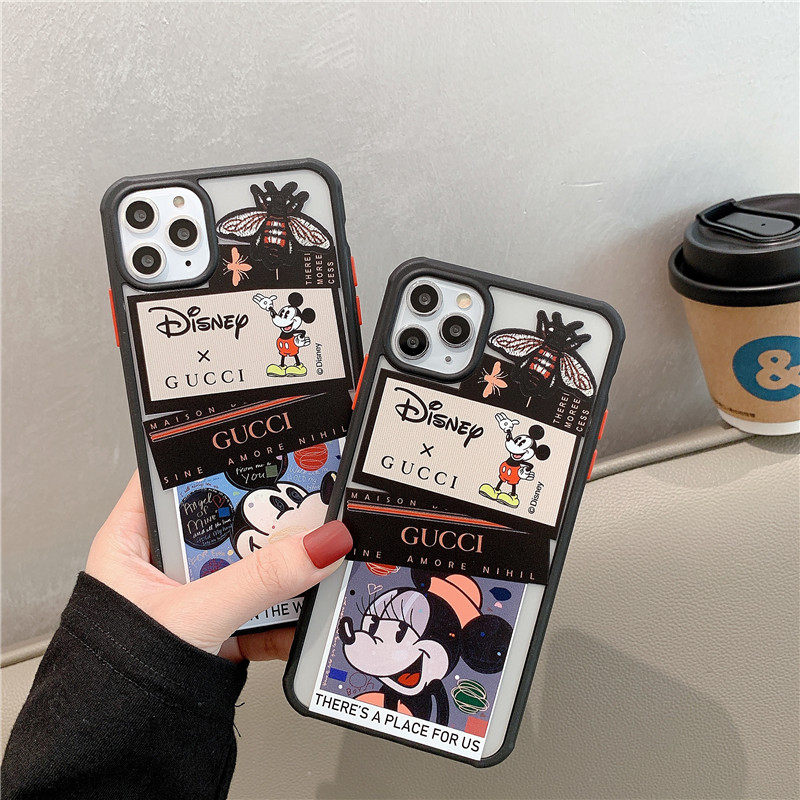 情侣卡通米奇米妮插画适用11pro max苹果x手机壳XS MAX硅胶iPhonex潮牌8plus网红se2自制标签XR全包7plus女se,3C数码配件,手机保护套/壳,淘宝优惠券,粉丝福利购,淘宝优惠卷