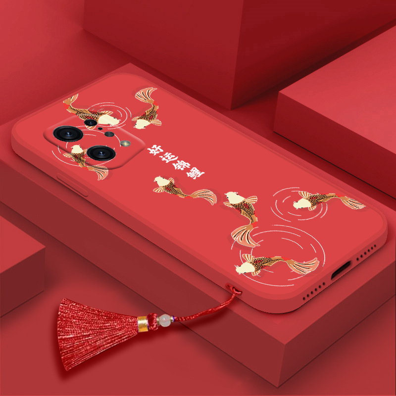 2023新年适用oppofindx5好运锦鲤findx3pro流苏findx2挂绳k10x挂件k9s兔k9pro女款k7红色k7x软k5硅胶k3男全包,3C数码配件,手机保护套/壳,淘宝优惠券,粉丝福利购,淘宝优惠卷