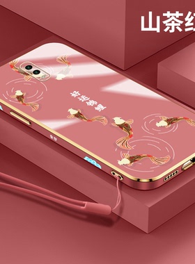 新年款oppor17手机壳好运锦鲤r17pro软壳硅胶realmev15红色真我v5电镀逐鹿生财虎年挂绳男女情侣全包镜头防摔