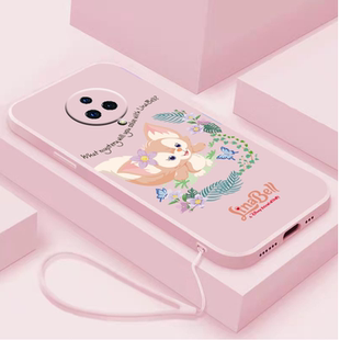 可爱玲娜贝儿vivonex3手机壳女款nex后指纹版卡通y20送挂绳y30液态硅胶nex屏幕软壳琳娜贝尔全包镜头保护套