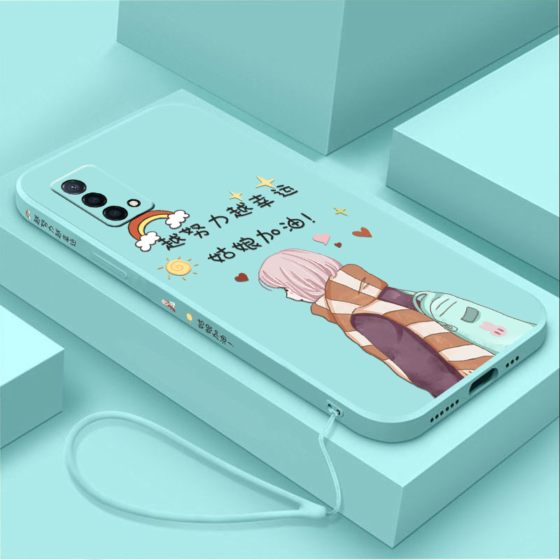 姑娘加油oppoa93手机壳软壳oppoa93s液态硅胶oppoa94越努力越幸运a95超薄挂绳镜头全包ins女款保护套外壳防摔,3C数码配件,手机保护套/壳,淘宝优惠券,粉丝福利购,淘宝优惠卷