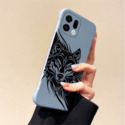 送挂环潮牌狼头适用oppofindx9手机壳x8s无边框x7ultra散热x6新款x5半包a3pro薄a2pro硬A2女x3保护x8s+套5g