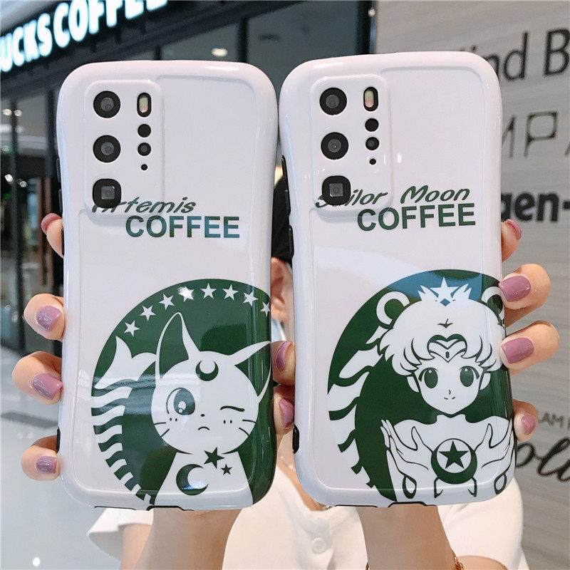 卡通美少女华为nova7pro手机壳p30防摔p40潮牌相框小蛮腰mate30pro少女网红新款p40pro全包硅胶露娜猫保护套,3C数码配件,手机保护套/壳,淘宝优惠券,粉丝福利购,淘宝优惠卷