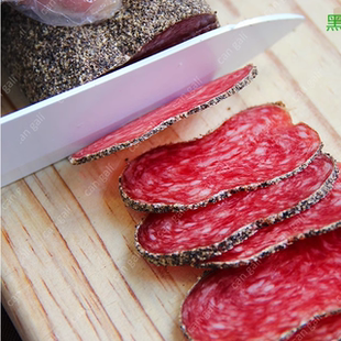 西班牙薩拉米進(jìn)口純?nèi)饽c配紅酒零食地道腸風(fēng)干發(fā)酵臘腸黑胡椒香腸