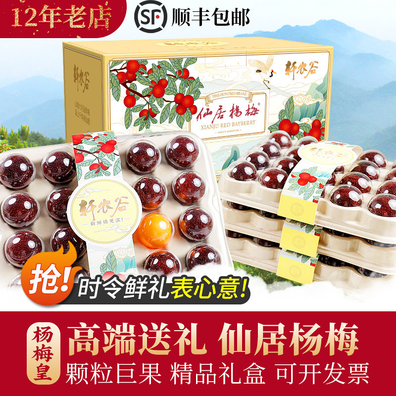 仙居东魁杨梅水果礼盒特大果新鲜鲜果端午商务送礼送长辈企业团购