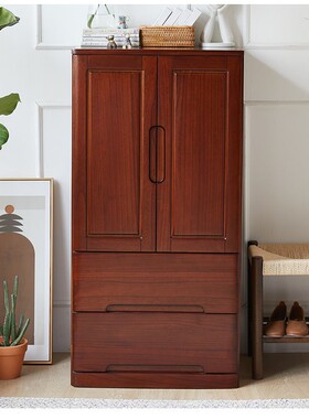 斗柜实木卧室五斗橱小窄客厅靠墙储物柜简约现代立柜抽屉收纳柜子