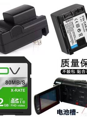 适用佳能HF M400 S30 M41 M40 FS46摄像机电池+充电器+32G内存卡