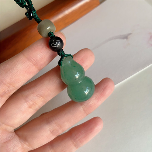 东陵玉葫芦钥匙链福禄葫芦吊坠